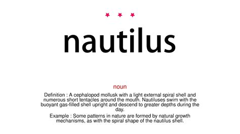 pronunciation of nautilus.